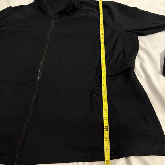 Athleta Womens Black Polyester/Spandex Full Zip Jacket w Pockets Size 4X EUC - Picture 9 of 9